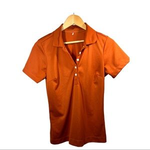 NIKE GOLF Women’s Dri-Fit Short Sleeve Golf/Athletic Polo Rust Size Small